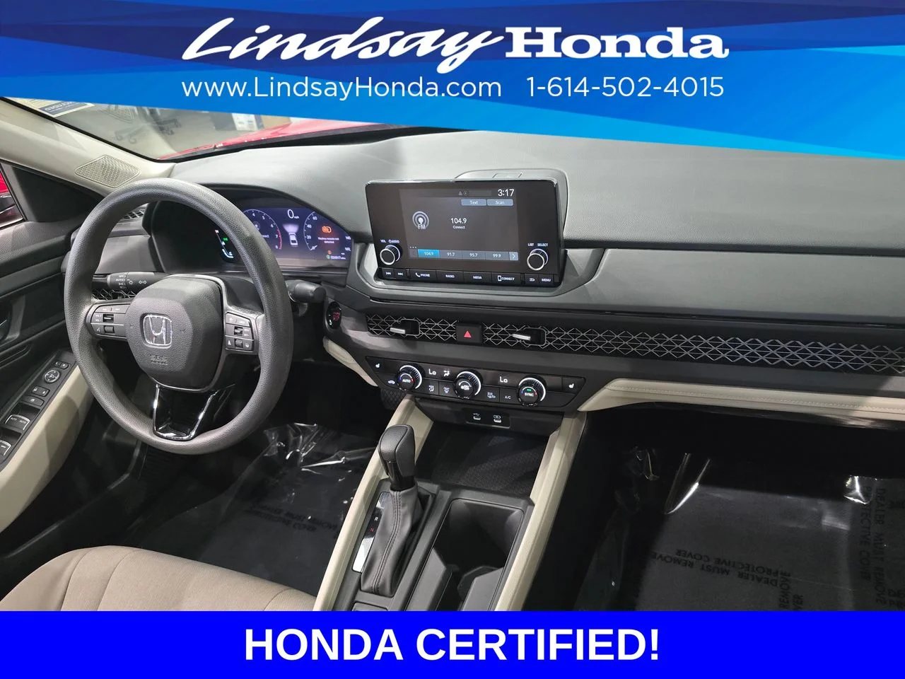 Certified Used 2024 Radiant Red Metallic Honda EX image 11