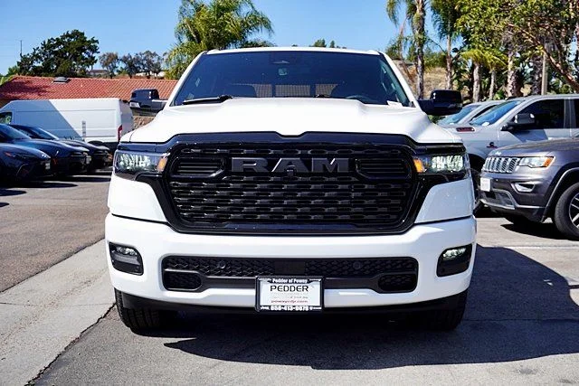 New 2026 Bright White Clear-Coat Exterior Paint RAM Big Horn Night Edition image 4