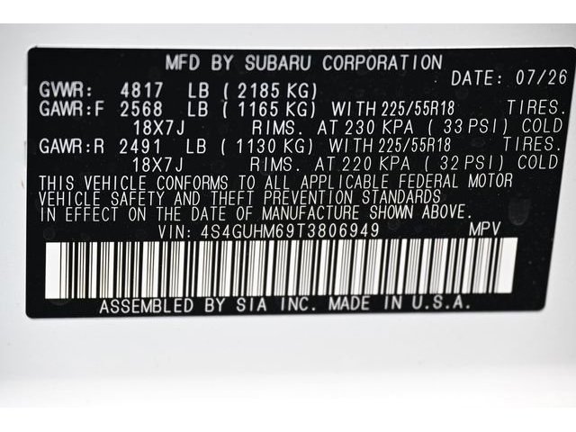 New 2026 CRYSTAL WHITE PEARL Subaru Limited image 20