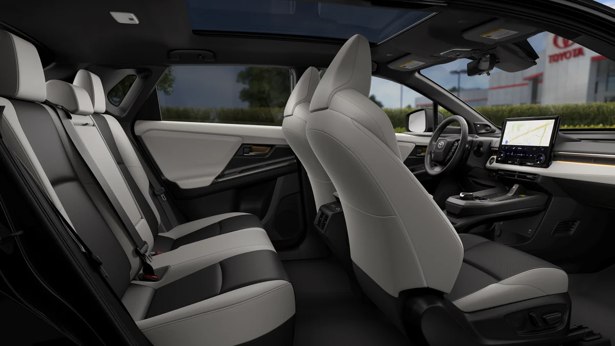 New 2026 Wind Chill Pearl with Midnight Black Metallic roof Toyota Limited image 21