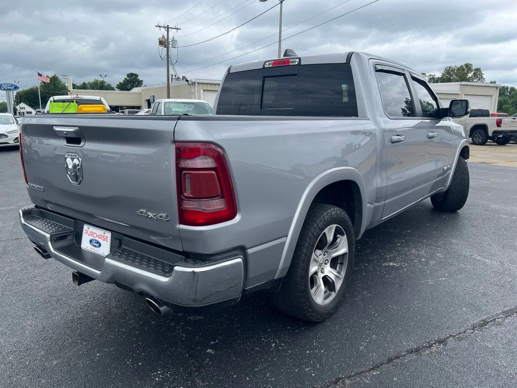 Used 2021 Billet Silver Metallic Clearcoat Ram Laramie image 3
