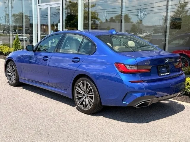 Used 2022 Portimao Blue Metallic BMW M340i xDrive image 4