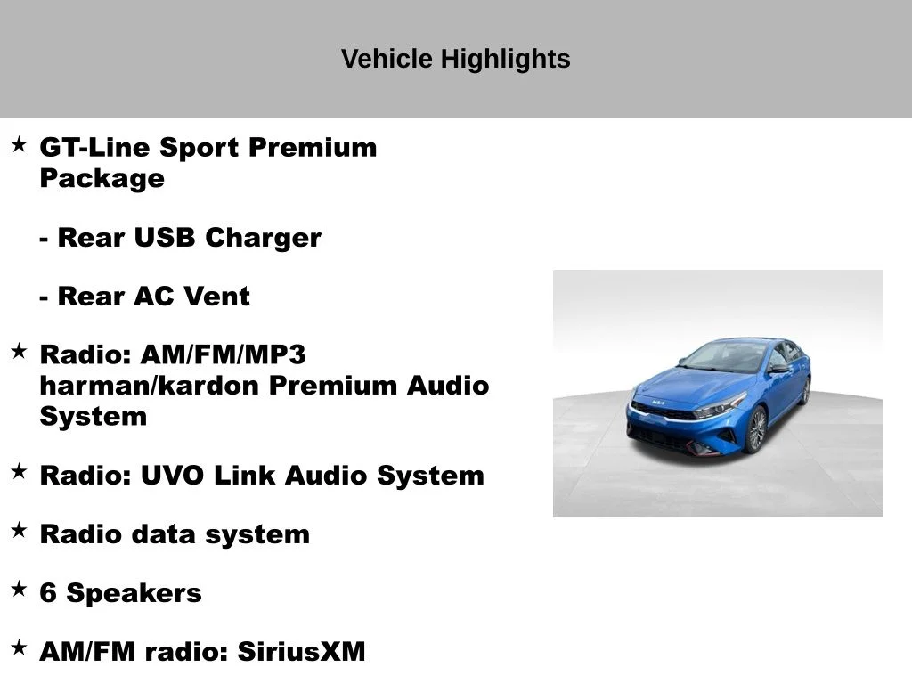 Certified Used 2022 Blue Kia GT-Line image 16