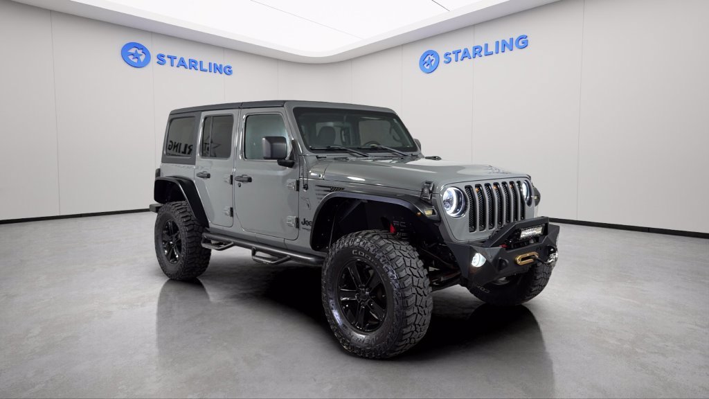 Used 2021 Gray Jeep Sport Altitude 4x4 image 14