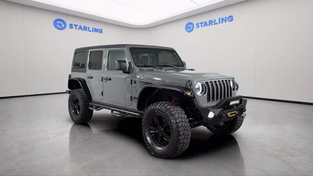 Used 2021 Gray Jeep Sport Altitude 4x4 image 14