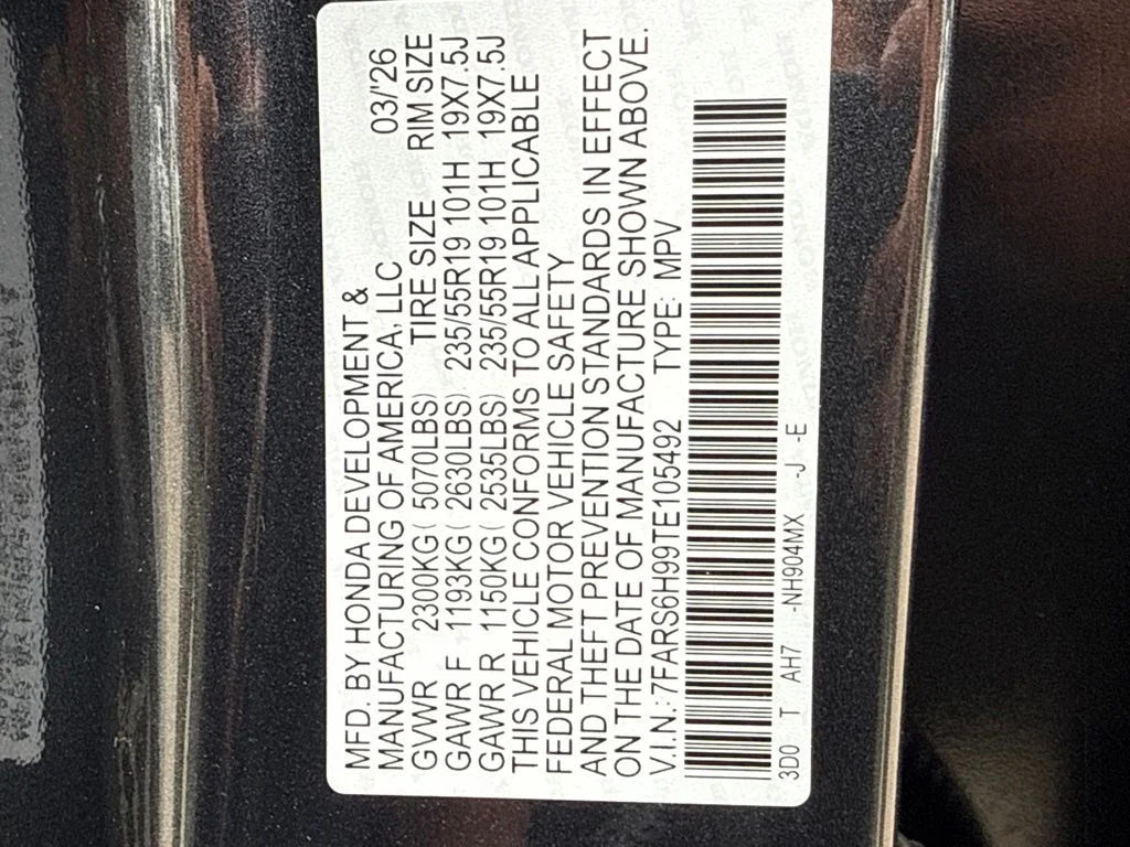 Certified Used 2026 Meteorite Gray Metallic Honda Sport Touring image 28