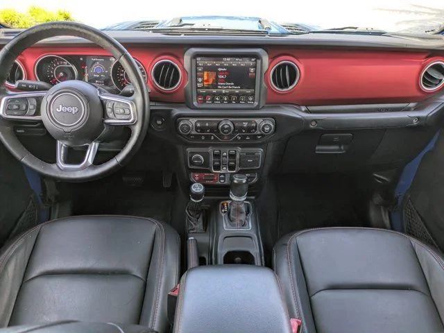 Used 2020 Hydro Blue Pearlcoat Jeep Rubicon image 14