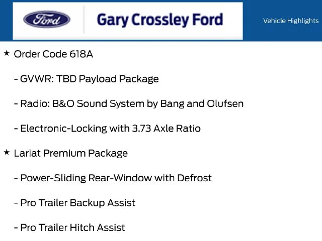 New 2027 Star White Metallic Tri-Coat Ford F-350® Lariat® image 19