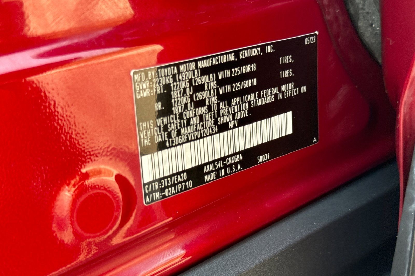 Used 2023 Red Toyota Limited image 27