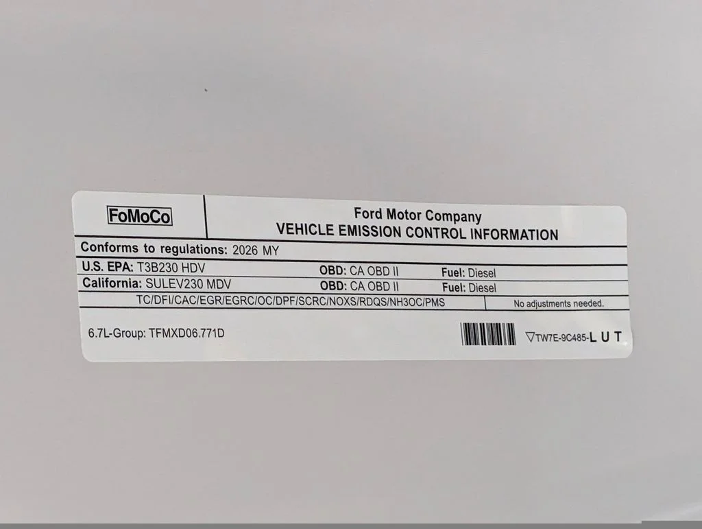 New 2026 Oxford White Ford F-250® Lariat® image 35