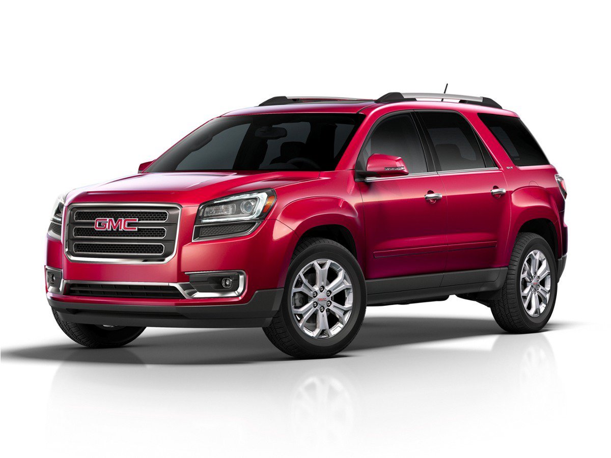 Used 2015 CRIMSON RED TINTCOAT GMC SLT image 1