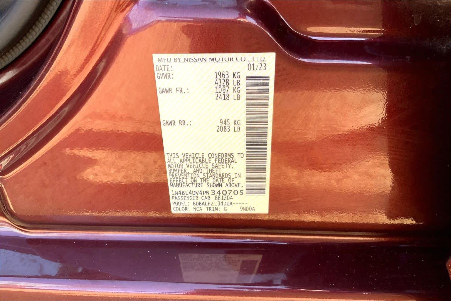 Used 2023 Garnet Pearl Metallic Nissan 2.5 SV image 36