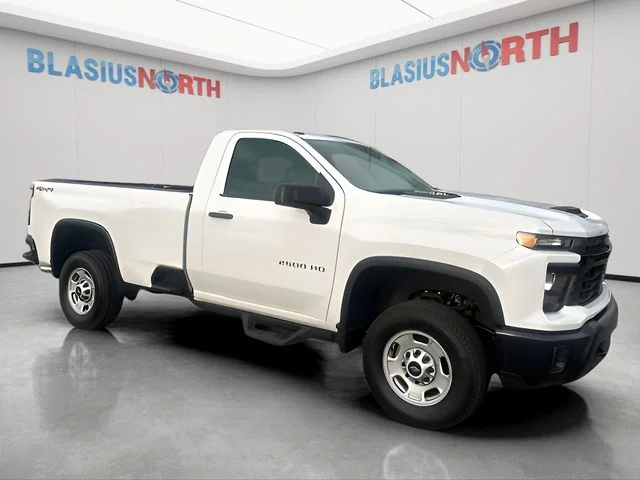 Used 2024 White Chevrolet Work Truck image 3