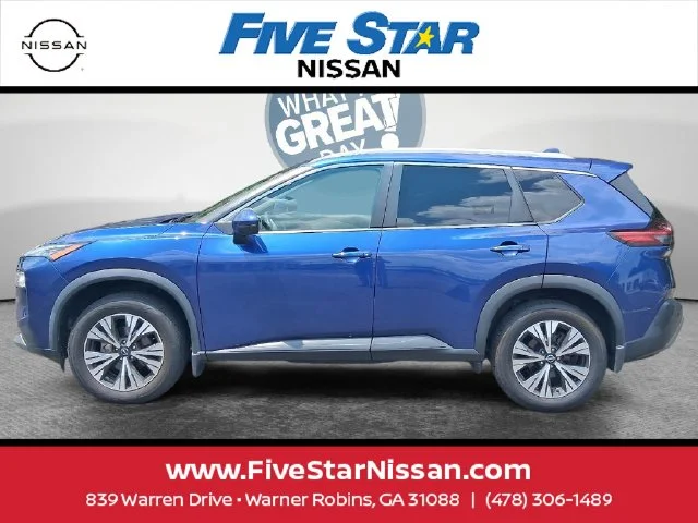 Used 2022 Blue Nissan SV image 6