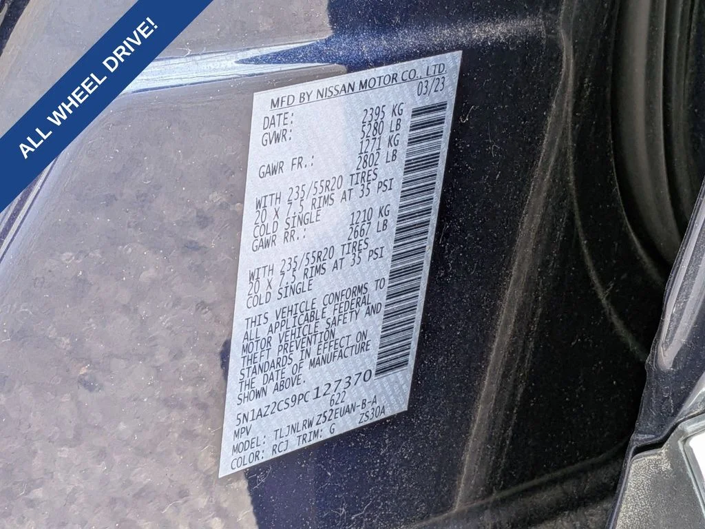 Used 2023 Blue Nissan SL image 32