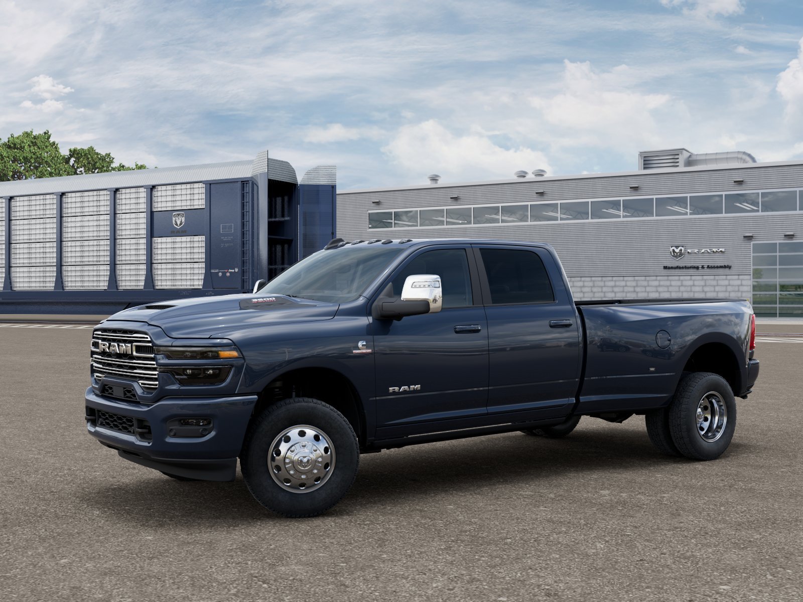 New 2026 Forged Blue Metallic Exterior Paint RAM LARAMIE image 1