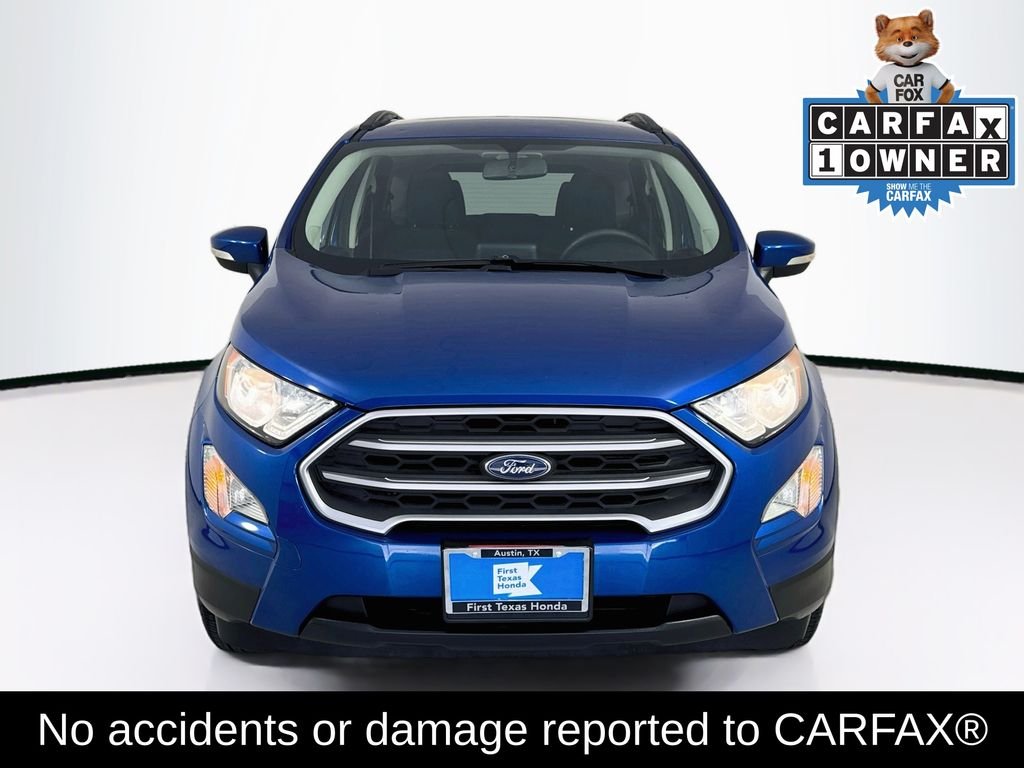 Used 2021 Lightning Blue Metallic Ford SE image 2