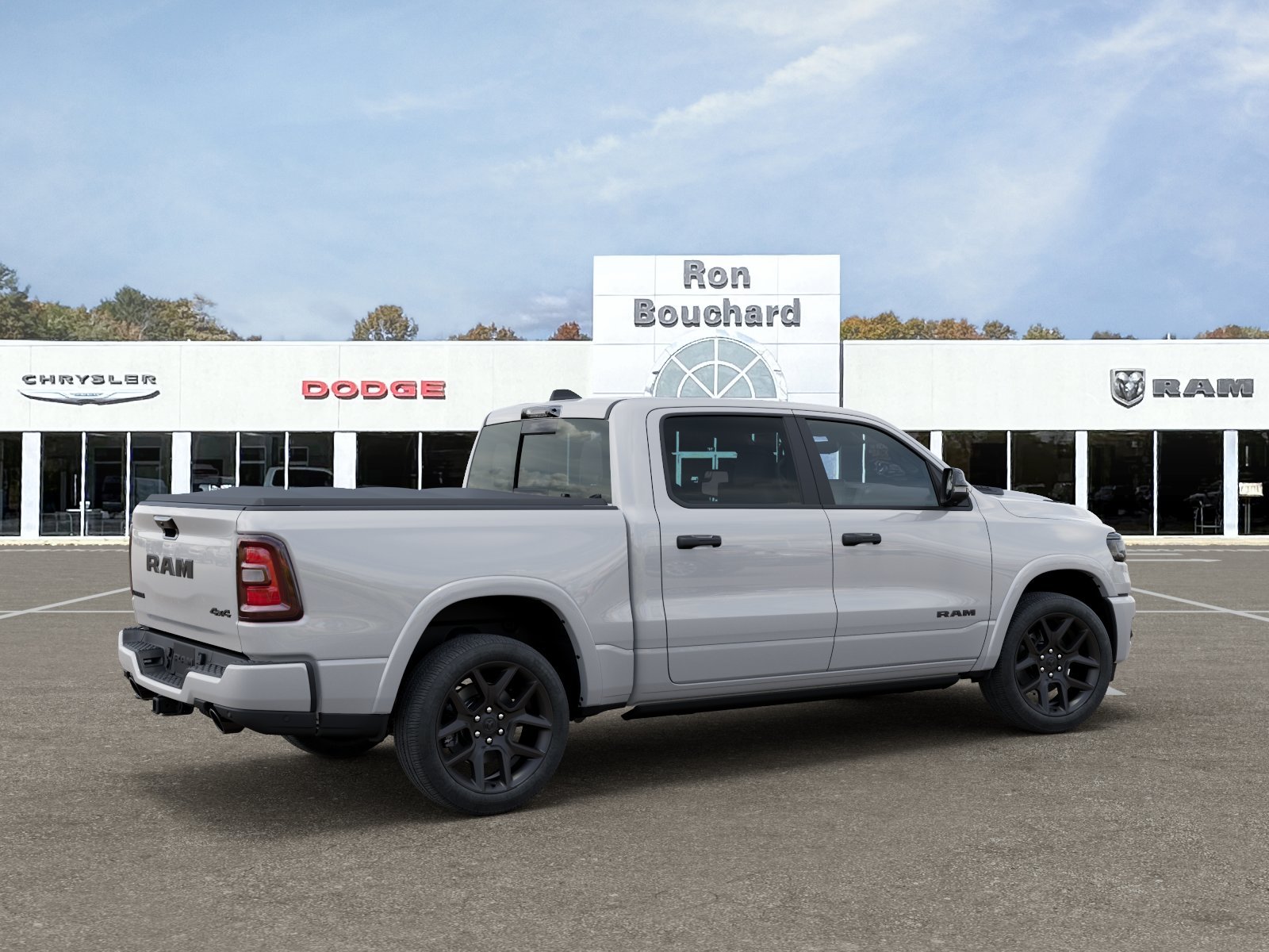 New 2026 Ivory White Tri-Coat Pearl-Coat Exterior Paint RAM Laramie image 30