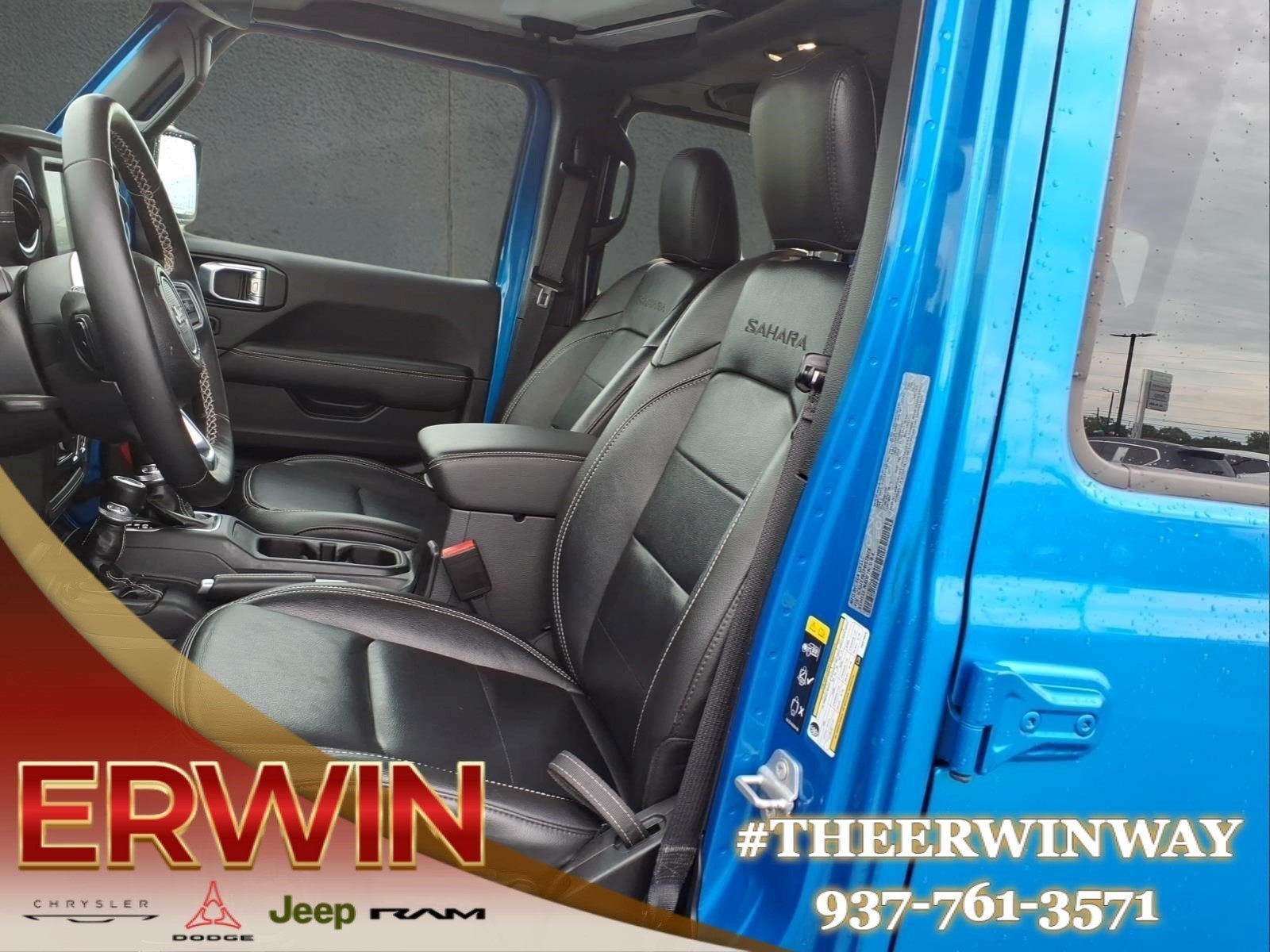 Certified Used 2023 Blue Jeep Sahara 4xe image 12