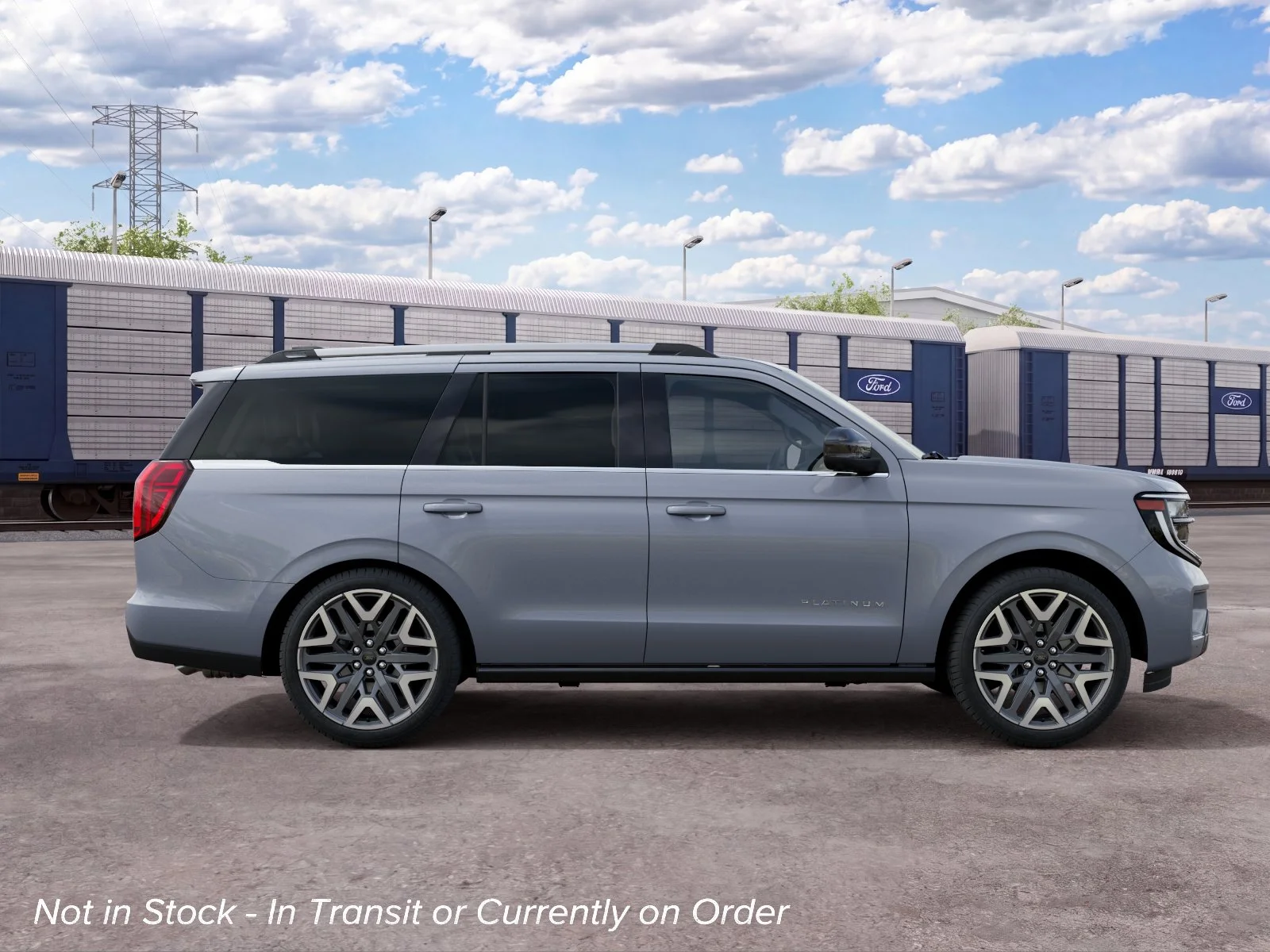 New 2027 Glacier Gray Metallic Tri-Coat Ford Platinum image 5