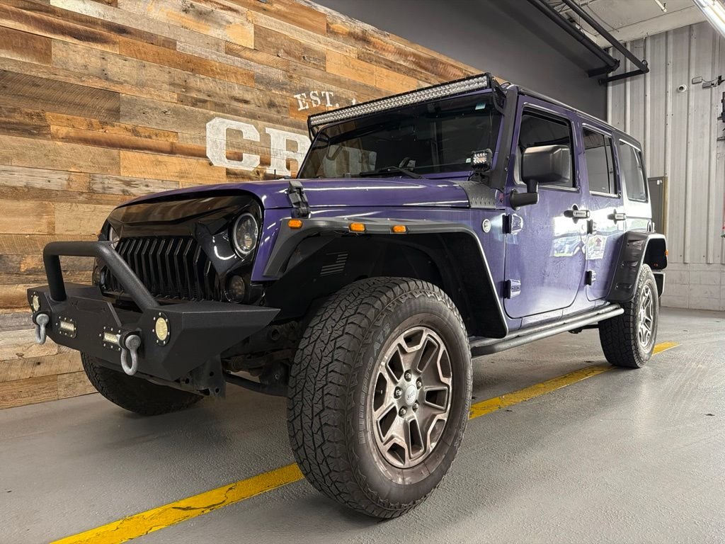 Used 2017 Xtreme Purple Pearlcoat Jeep Unlimited Sport image 2