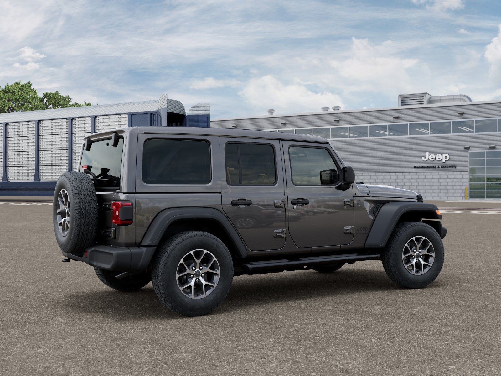 New 2026 Granite Crystal Metallic Clear-Coat Exterior Paint Jeep Sport S image 27