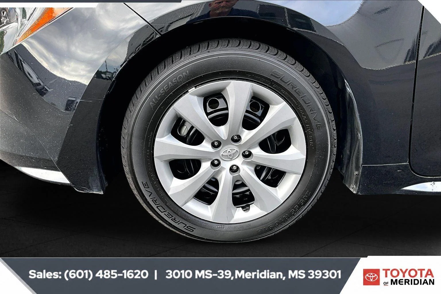 Used 2024 Midnight Black Metallic Toyota LE image 7