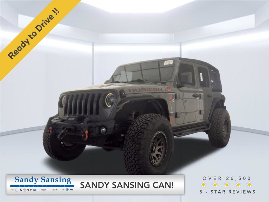 Used 2019 Gray Jeep Unlimited Rubicon image 1