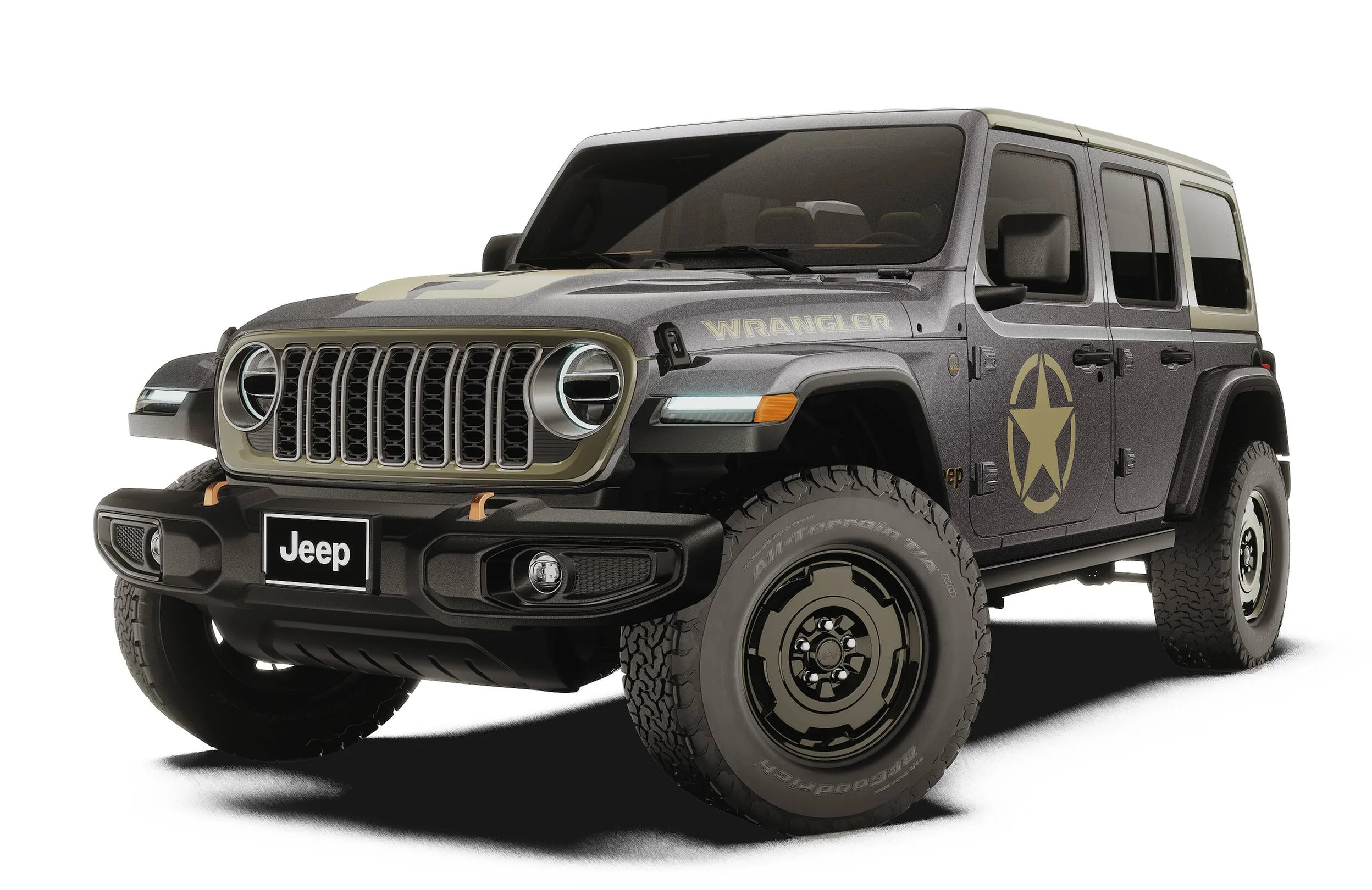New 2027 Granite Crystal Metallic Clear-Coat Paint Jeep Willys image 1