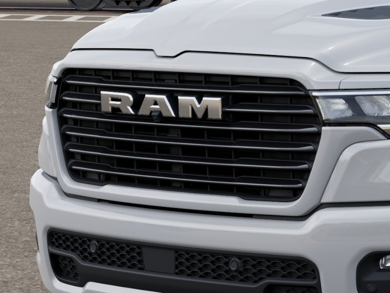 New 2026 Bright White Clear-Coat Exterior Paint RAM Laramie image 12