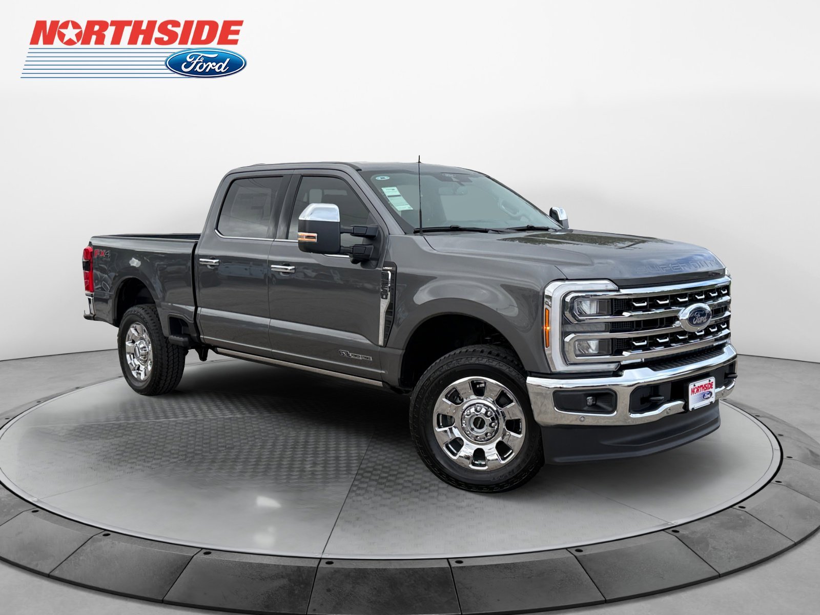 New 2026 Carbonized Gray Metallic Ford LARIAT image 1