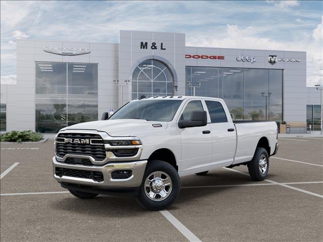 New 2026 Bright White Clear-Coat Exterior Paint RAM Tradesman Crew Cab 4x4 8