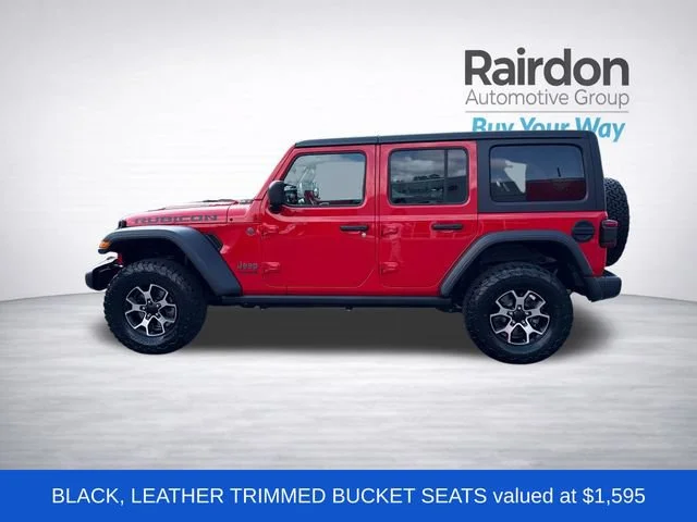 Used 2020 Firecracker Red Clearcoat Jeep Unlimited Rubicon image 4