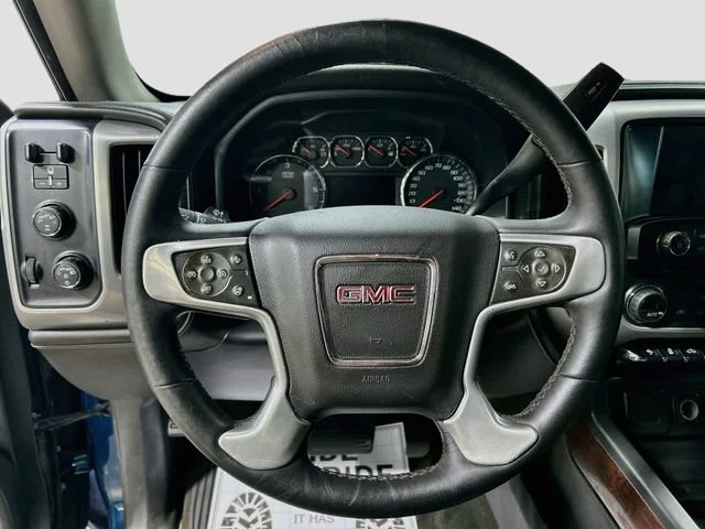 Used 2018 STONE BLUE METALLIC GMC SLT image 12