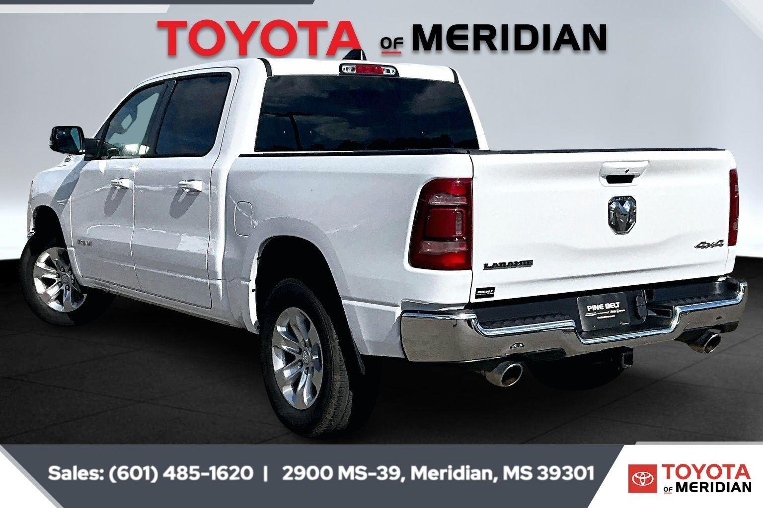 Used 2023 Bright White Clearcoat Ram Laramie image 2