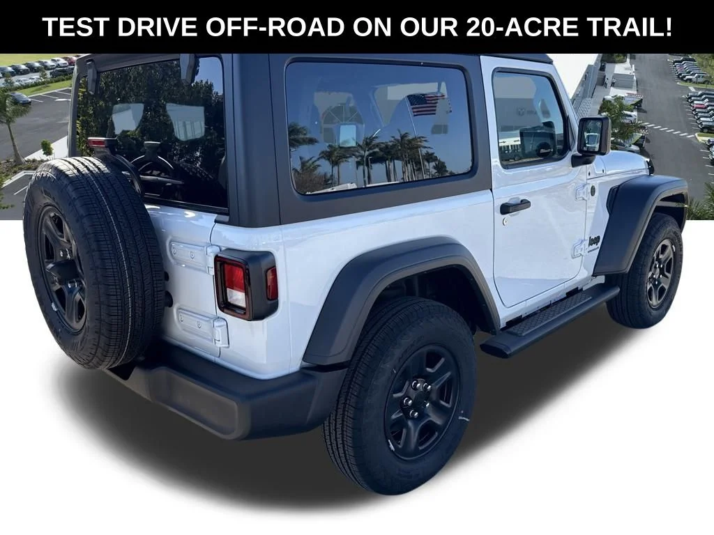 New 2026 Bright White Clear-Coat Exterior Paint Jeep Sport image 4