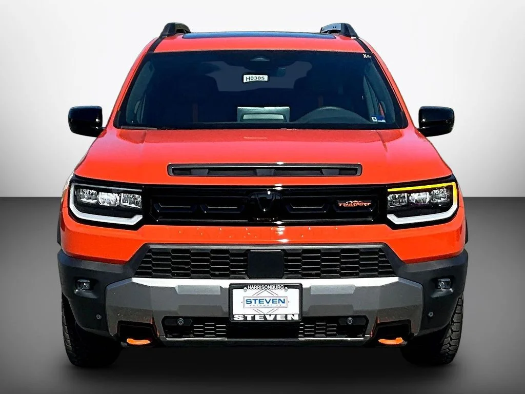 New 2026 Sunset Orange Honda TrailSport Blackout image 2