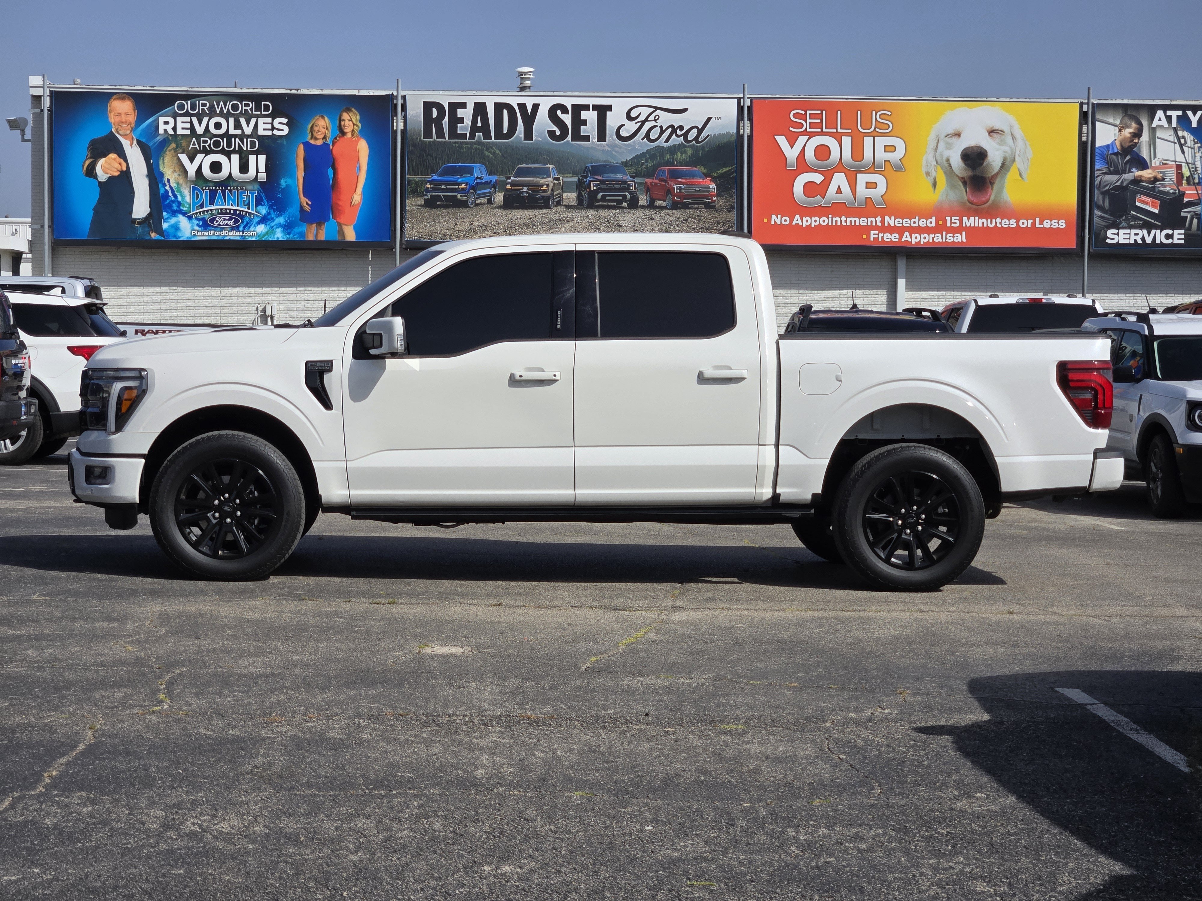 Used 2024 White Metallic Ford Platinum image 4
