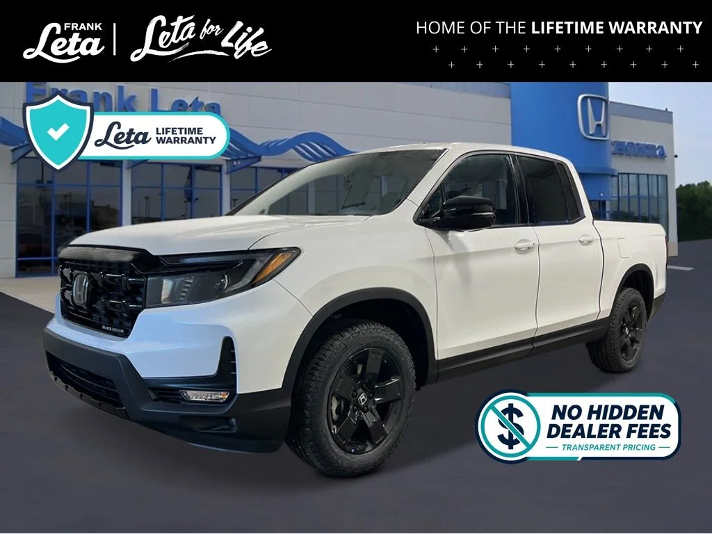 New 2026 Platinum White Honda Black Edition image 1