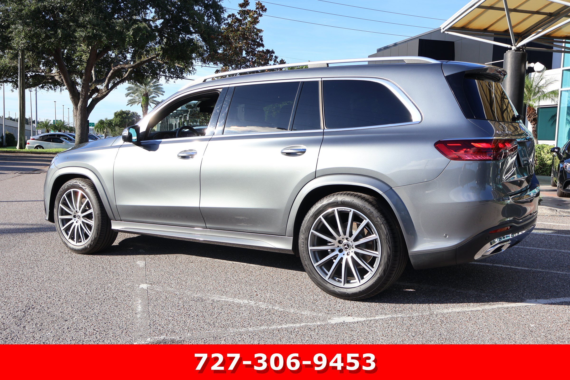 Certified Used 2025 Selenite Gray Metallic Mercedes-Benz GLS 450 image 7