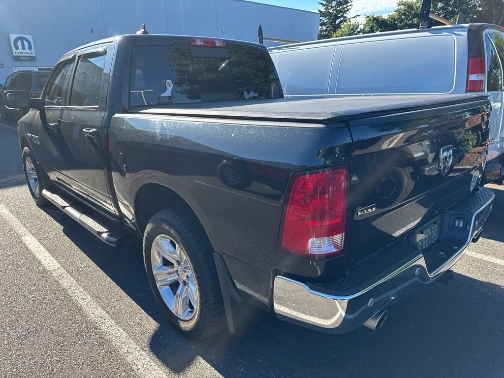 Used 2018 Brilliant Black Crystal Pearlcoat Ram SLT image 4