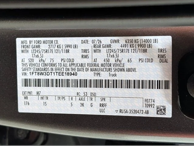 New 2026 Carbonized Gray Metallic Ford F-350® XL image 67