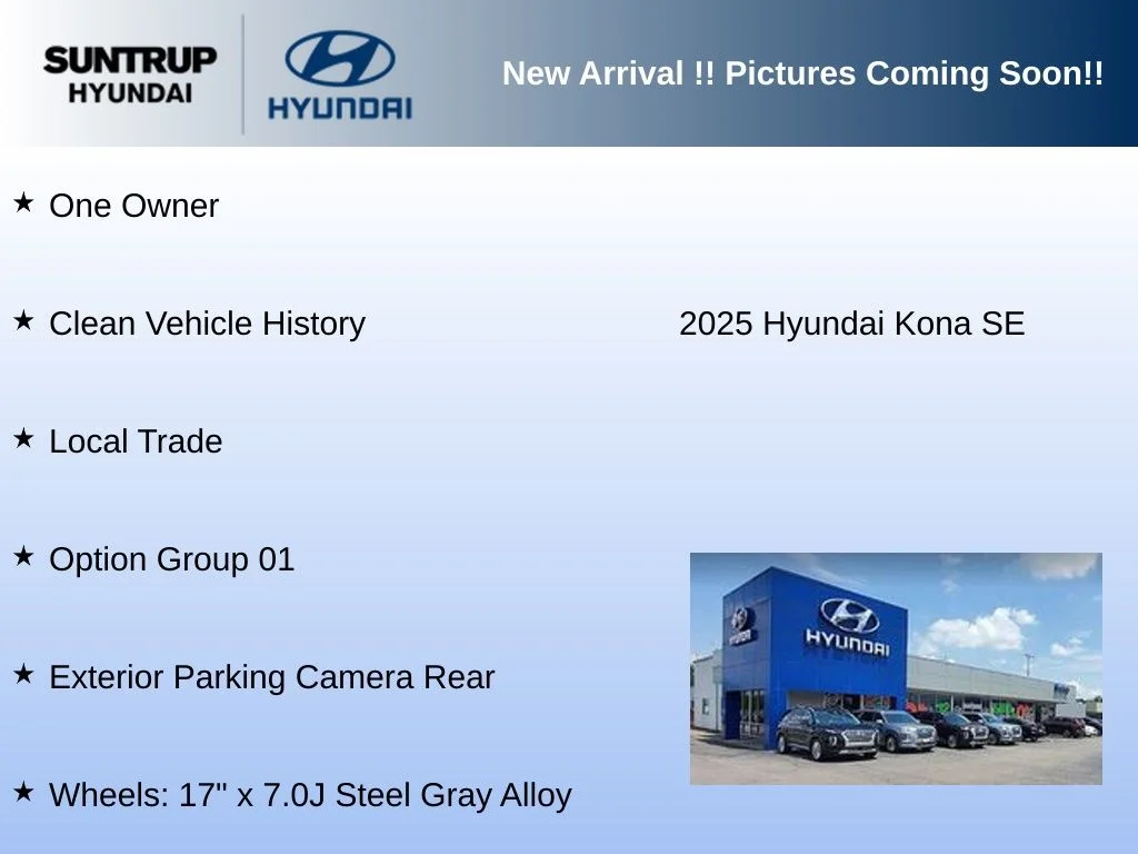 Used 2025 Atlas White Hyundai SE image 2
