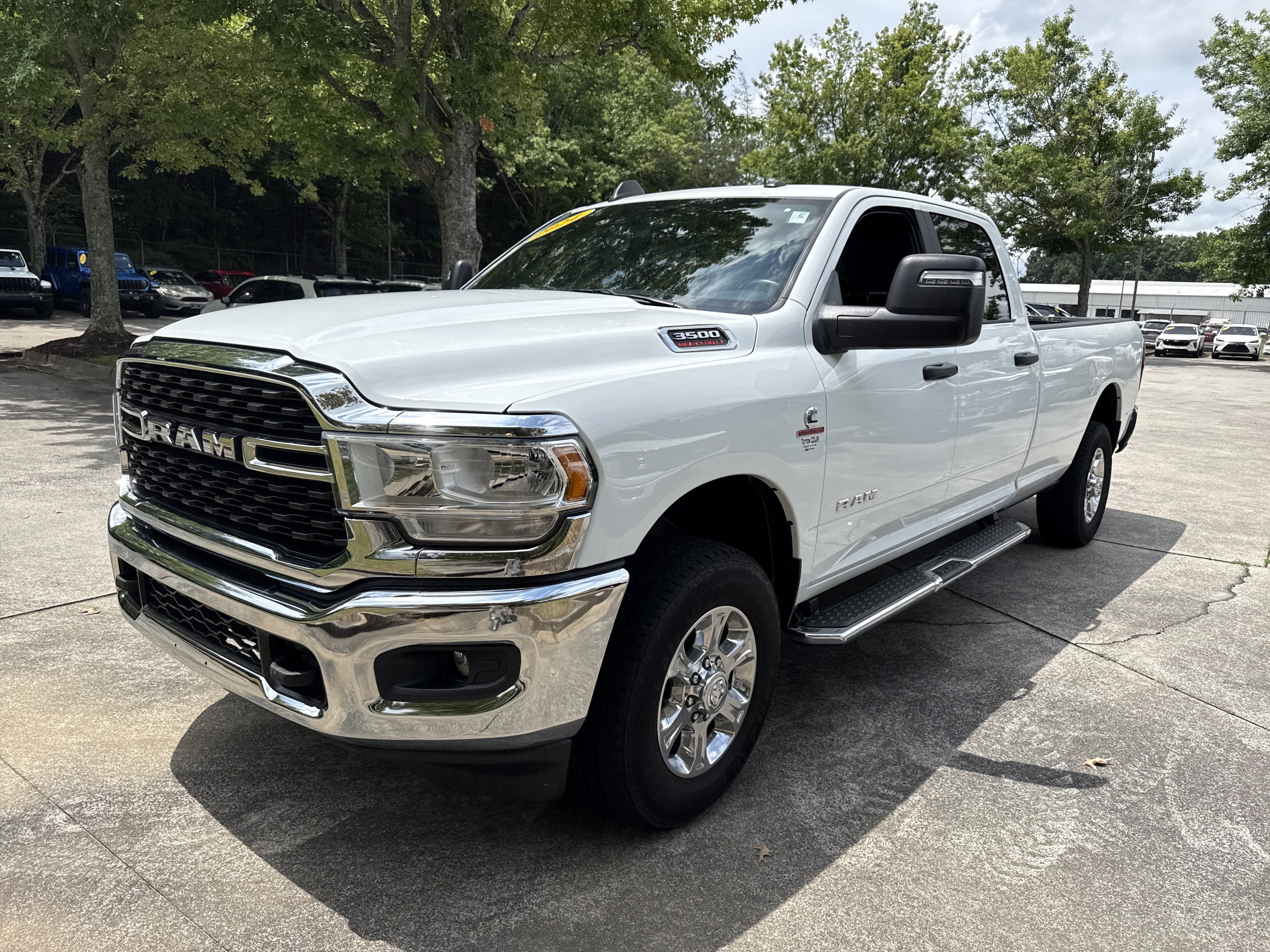 Used 2024 Bright White Clearcoat Ram Big Horn image 3