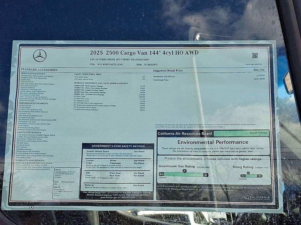 2025 Mercedes-Benz Sprinter Cargo Van Base - Photo 45