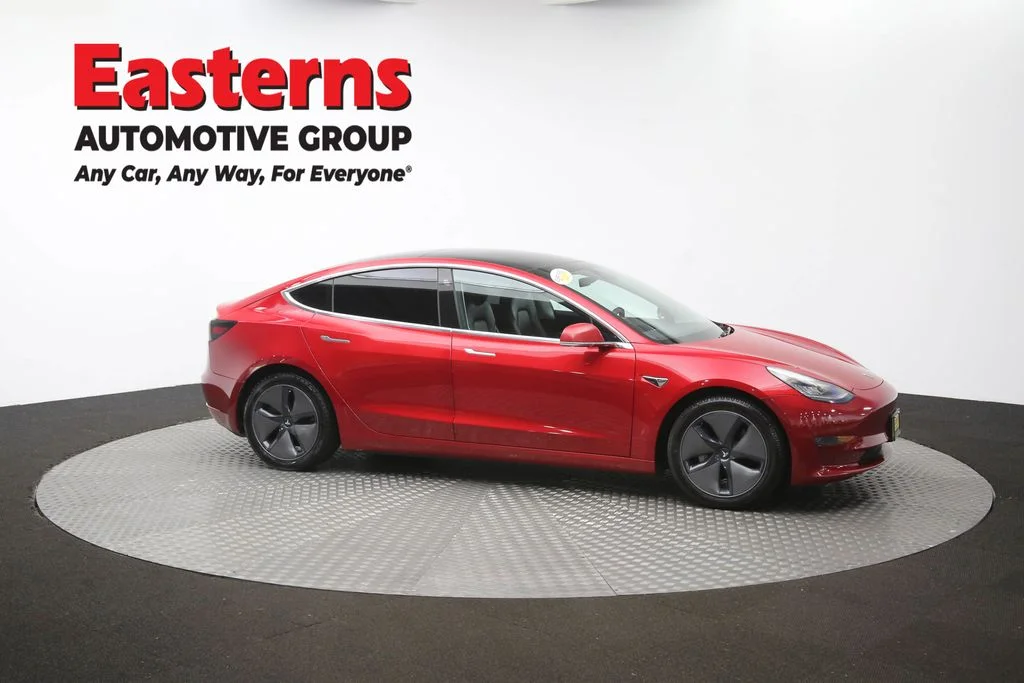 Used 2020 Red Tesla Standard image 42