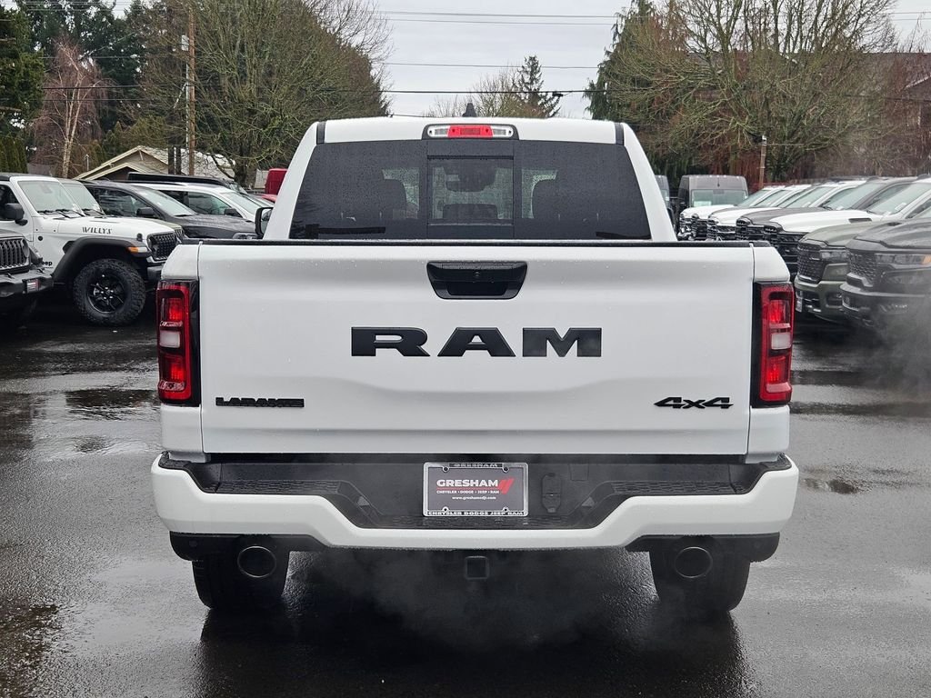 New 2026 Bright White Clear-Coat Exterior Paint RAM Laramie image 6