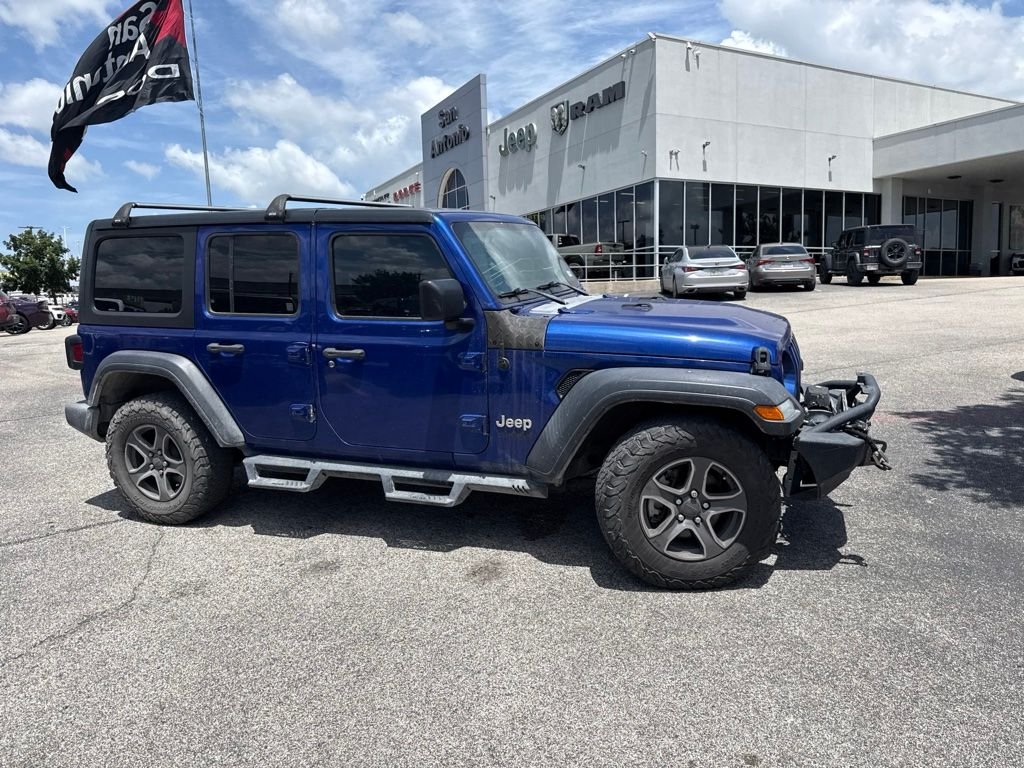 Used 2018 Blue Jeep Unlimited Sport S image 28