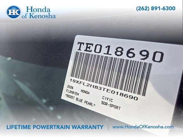 New 2026 Boost Blue Pearl Honda Sport image 18