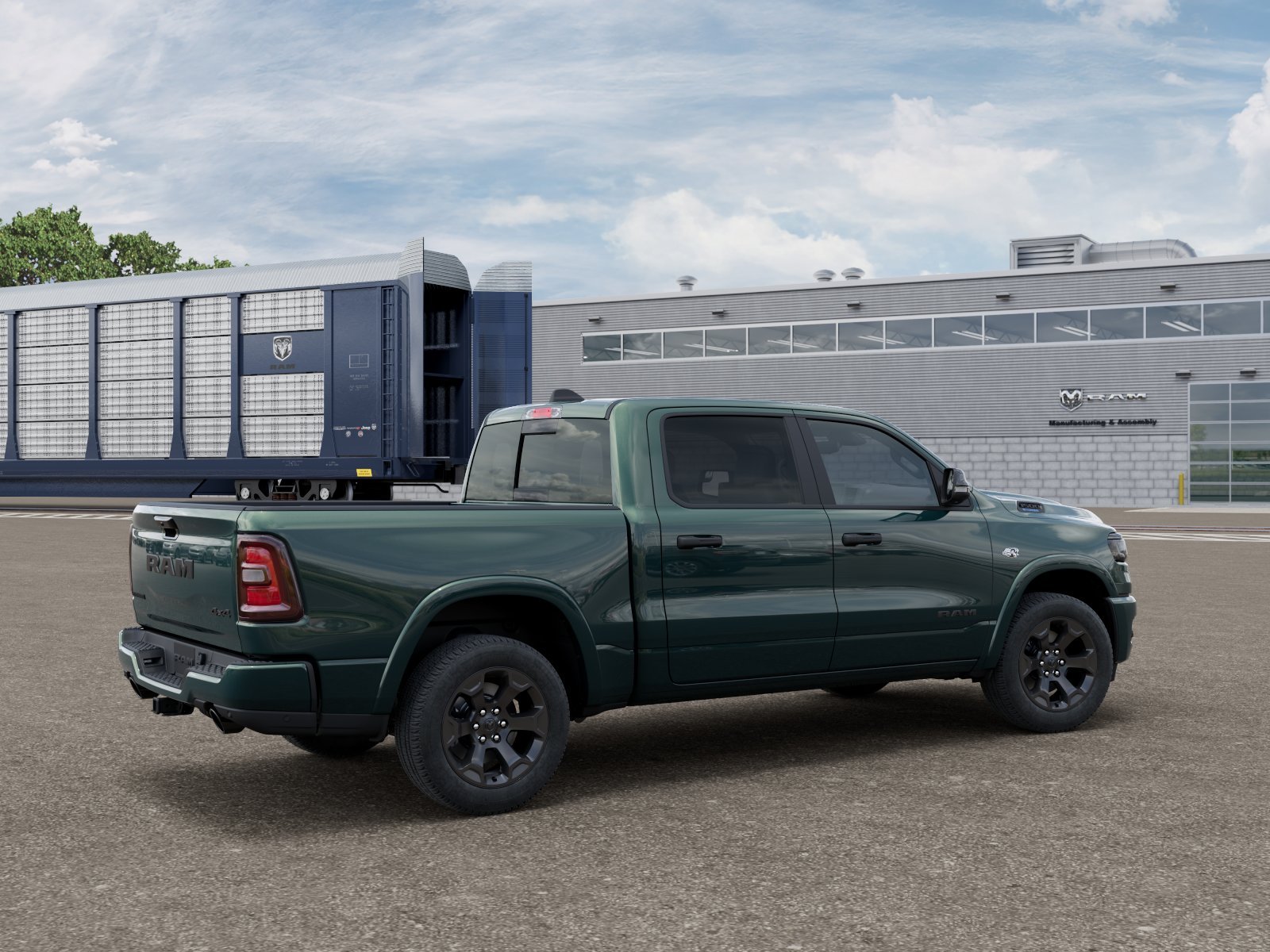 New 2026 Serrano-Green Metallic Exterior Paint RAM Big Horn/Lone Star image 21
